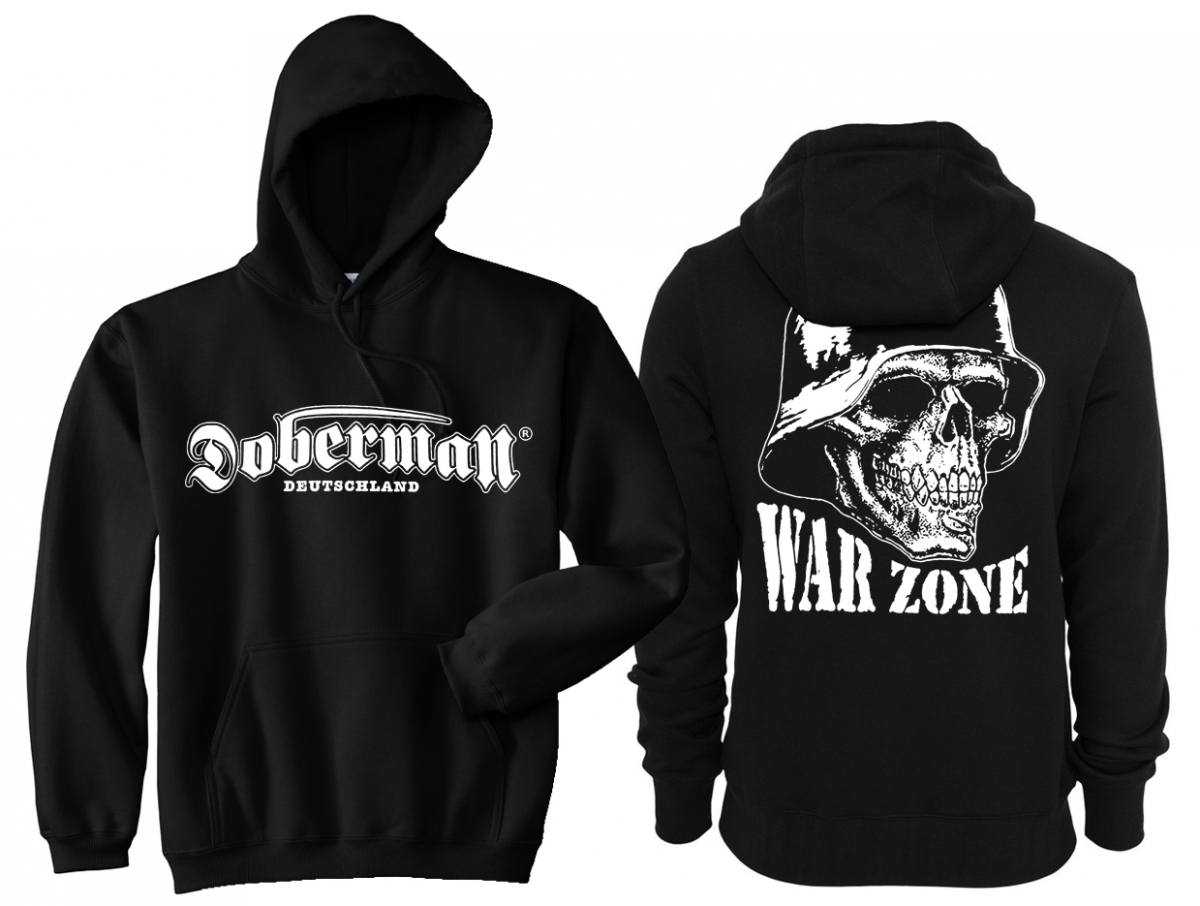 Doberman Frauen - Kapuzenpullover - War Zone