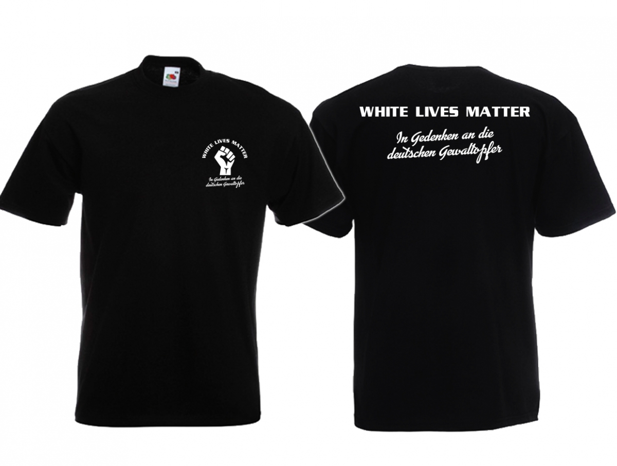 Frauen T-Shirt - In Gedenken an die deutschen Gewaltopfer - White Lives Matter - Motiv 2