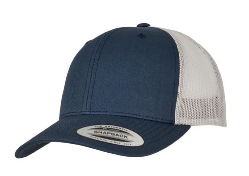 Cap - Snapback - Retro Trucker 2-Tone - navy/silver