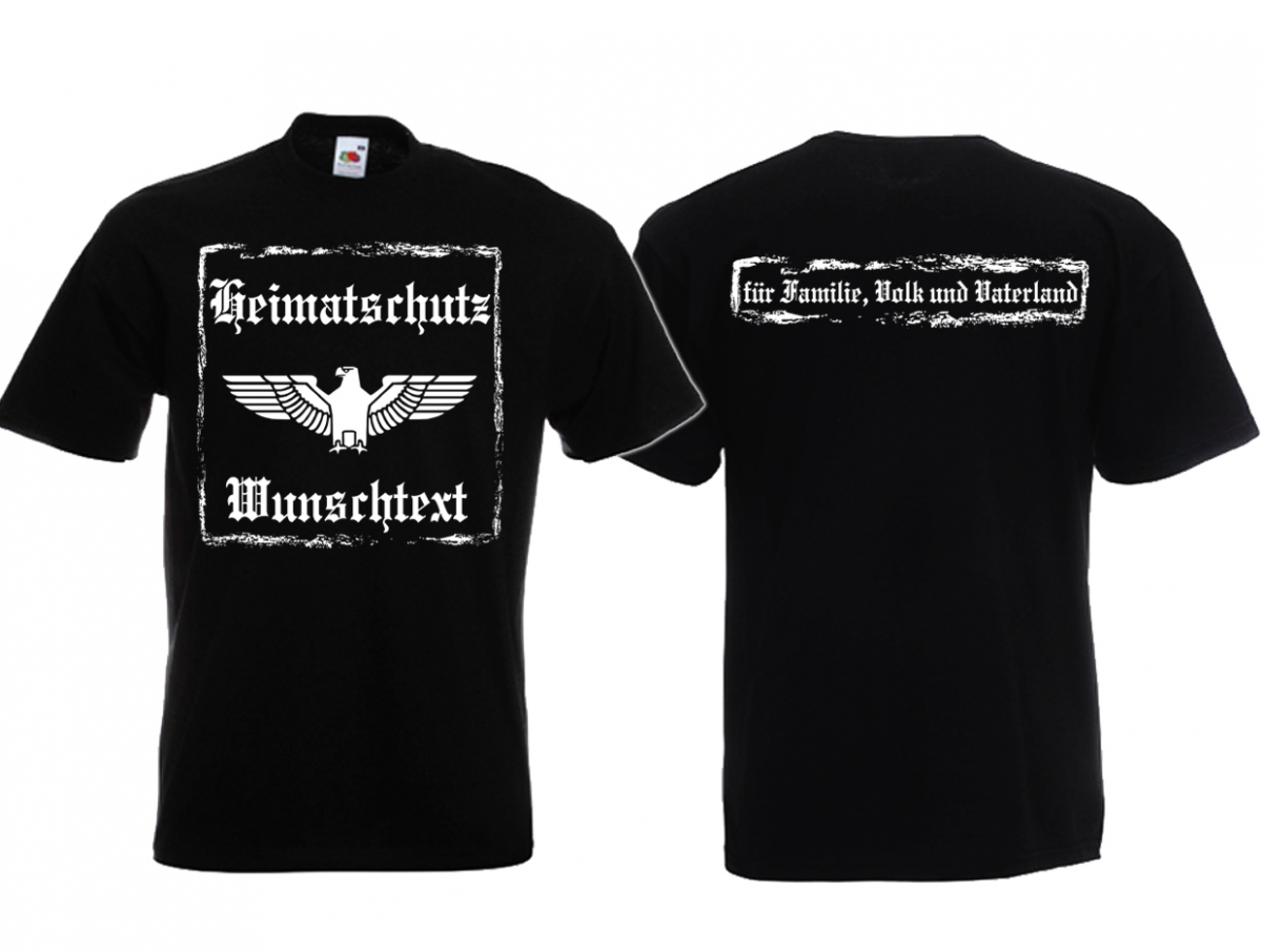 Frauen T-Shirt - Heimatschutz - Wunschtext