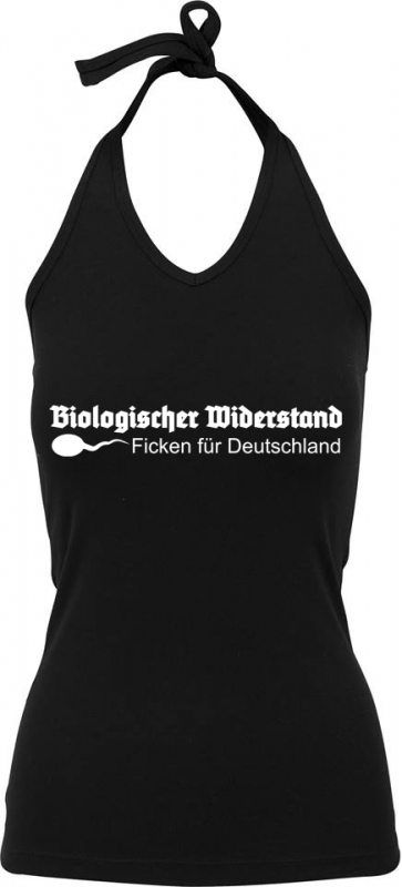 Frauen Neckholder Top - Biologischer Widerstand