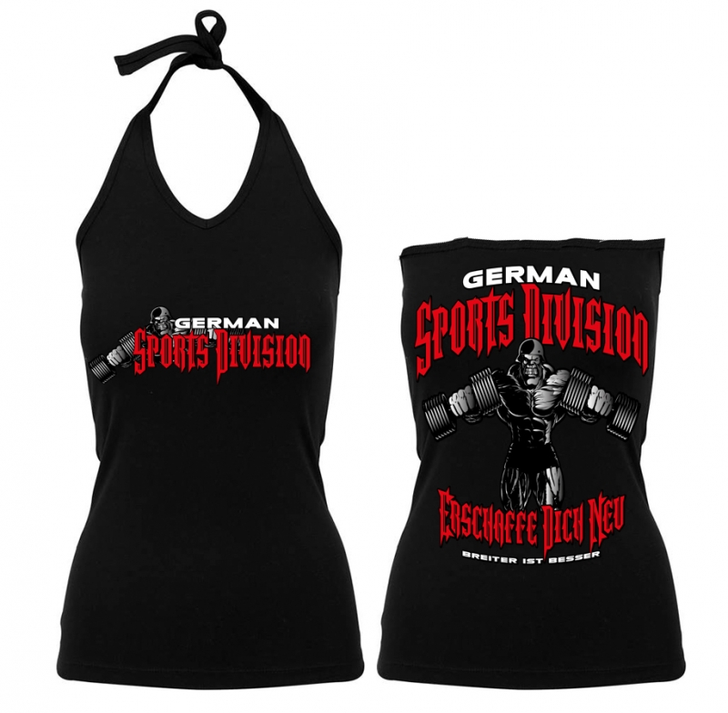 Frauen Neckholder Top - Sport Division - Motiv 2