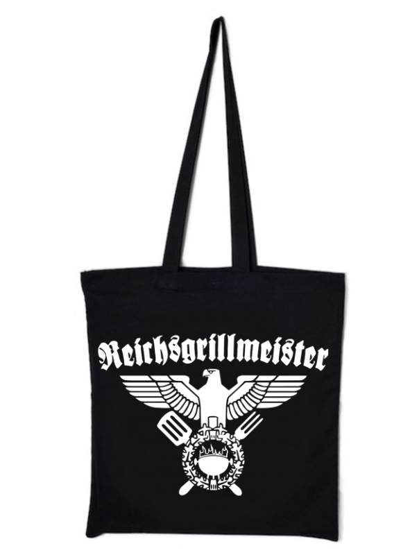 Stoffbeutel - Reichsgrillmeister - weiß