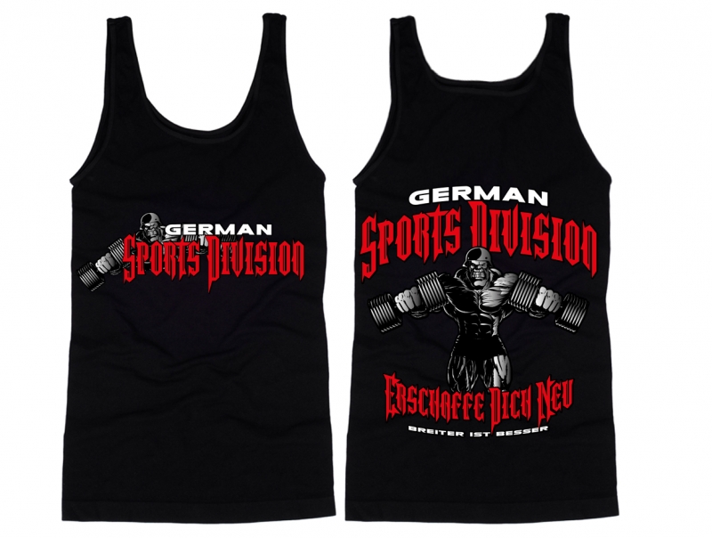 Muskelshirt/Tank Top - Sport Division - Motiv 2