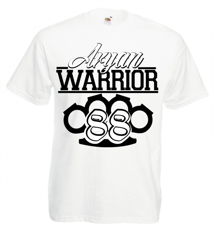 Partner T-Shirt - Aryan Warrior - weiß