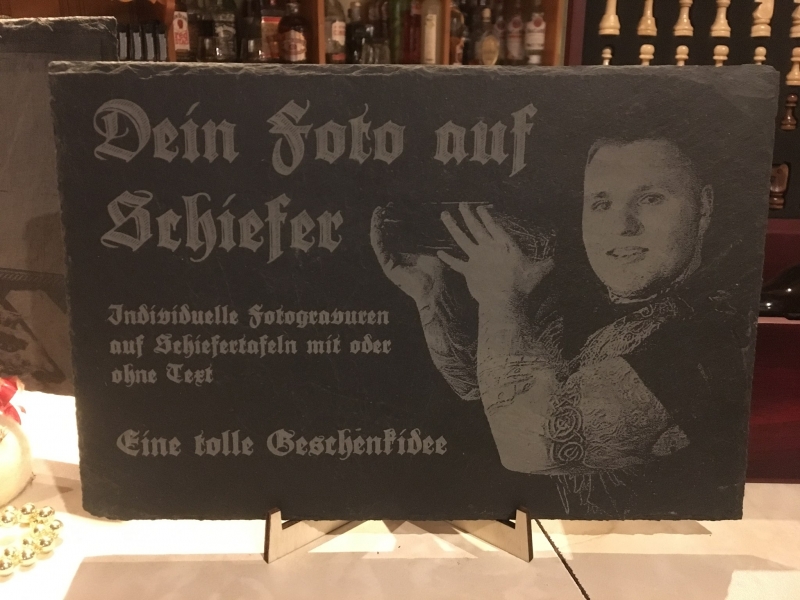 Schieferplatte - Wunschmotiv