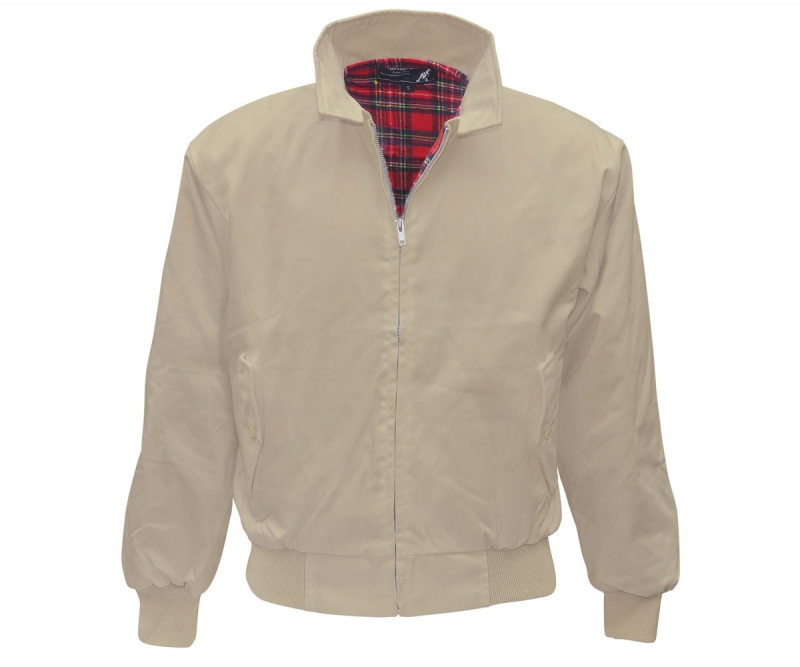 Harrington Jacke - unbedruckt - beige