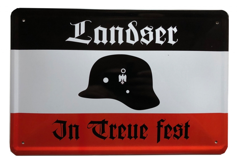 Blechschild - Landser - In Treue fest - D51 (101)