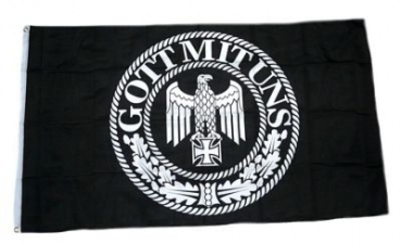 Fahne - Gott mit uns (250x150) (302)