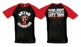 Raglan T-Shirt - Aryan Warrior - Good Night Left Side - schwarz/rot