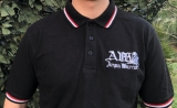 Polo-Shirt - Aryan Warrior - Logo - schwarz