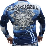 Rash Guard - Warrior of Asgard - blau +++RASUVERKAUF+++