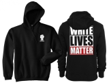 Kapuzenpullover - White Lives Matter - I can breath - schwarz