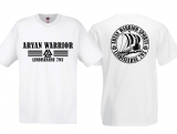 Frauen T-Shirt - Aryan Warrior - Lindisfarne 793 - Motiv 2 - Weiß