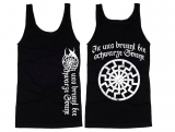 Muskelshirt/Tank Top - In uns brennt die Schwarze Sonne - schwarz/weiss