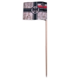 Mini Stockfahne - Reichskriegsflagge - vintage - Burgerfahne - 5´er Pack