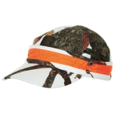 Cap - Hunter-Snow mit orangenen Leuchtstreifen