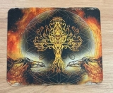 Mausunterlage / Mousepad / Mauspad - Lebensbaum mit Hugin & Munin