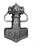 Gürtelschnalle - Thor Hammer - silber