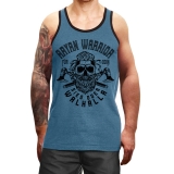 Muskelshirt/Tank Top - Used Look - Aryan Warrior - heather blau