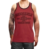 Muskelshirt/Tank Top - Used Look - Germania 2033 - heather rot