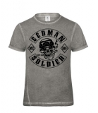 T-Hemd - Used Look - German Solider - Motiv 4 - Grey Clash