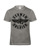 T-Hemd - Used Look - German Solider - Motiv 5 - Grey Clash