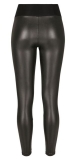 Frauen - Leggings - Leather High Waist - schwarz