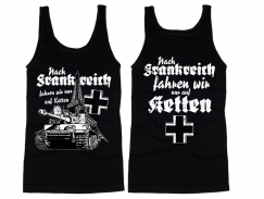 Muskelshirt/Tank Top - Nach Frankreich fahr ich nur auf Ketten