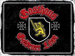 Blechschild - 12x18cm - Gasthaus Goldener Löwe