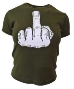 Frauen T-Shirt - Stinkefinger +++RAUSVERKAUF+++