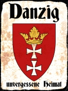 Blechschild - 20x30cm - Danzig - Unvergessene Heimat