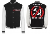 Frauen College Jacke - schwarz/weiß - RAC - better dead than red