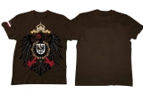 Frauen T-Shirt - alter Reichsadler - Motiv1 - braun