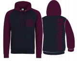 Baseball - Hoodie - Hatecore - burgundy - Oxford Navy/Burgundy