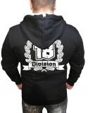 Druck18 Premium - Kapuzenjacke - Division18 - schwarz