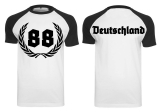 Raglan T-Shirt - 88 - schwarz/weiß